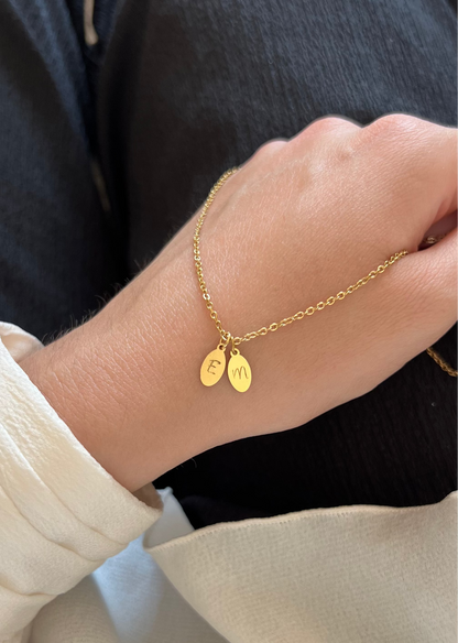 Collier Duo Initiales